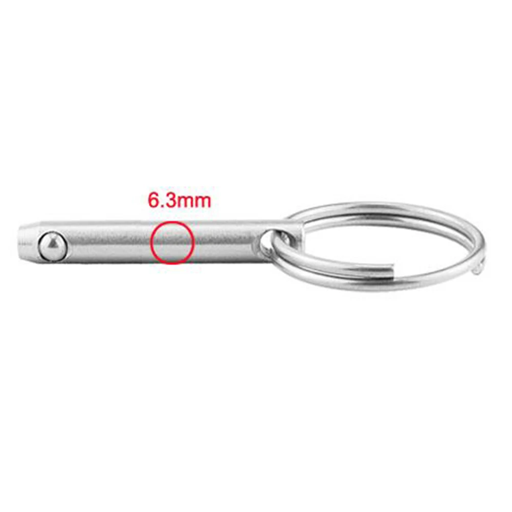 Marine Grade Safety Pin Solid Body Construction Stainless Steel 6.3mm Quick Release High Performance High Quality
Marine Grade Safety Pin Solid Body Construction Stainless Steel 6.3mm Quick Release High Performance High Quality
