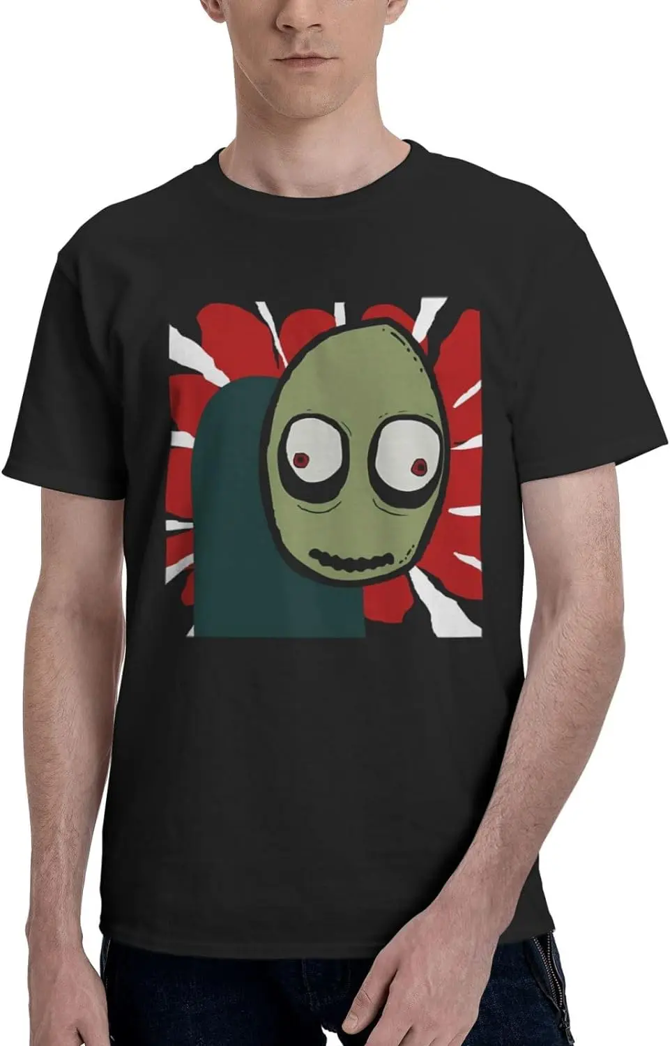Anime Salad Fingers T Shirt Boy's Summer O-Neck Shirts Casual Short Sleeves Tee Black
Anime Salad Fingers T Shirt Boy's Summer O-Neck Shirts Casual Short Sleeves Tee Black