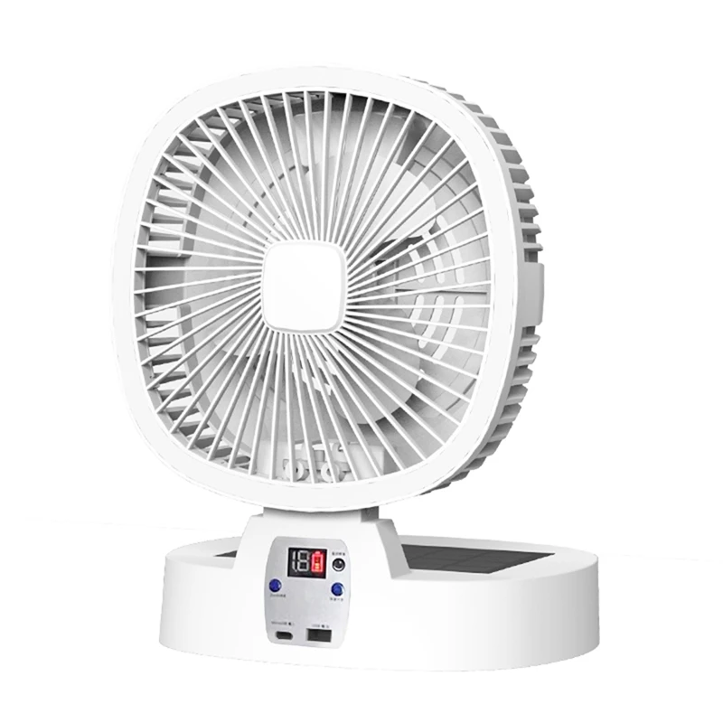 Solar Wireless Portable Desktop Electric Fan 3 Speed Ventilador With Remote Control
Solar Wireless Portable Desktop Electric Fan 3 Speed Ventilador With Remote Control