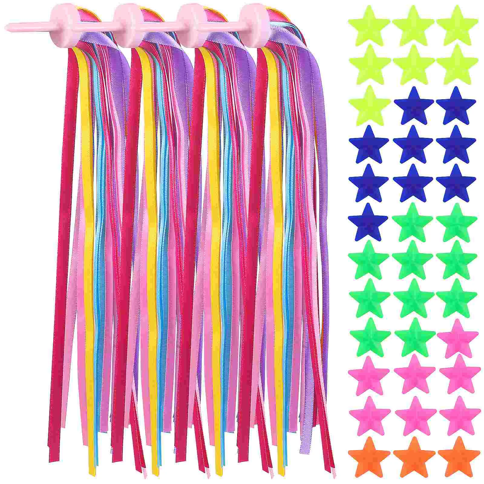 

Children's Bicycle Accessories Fringe Girls Bike Spoke Beads Tassels Plastic for Handlebar Streamers