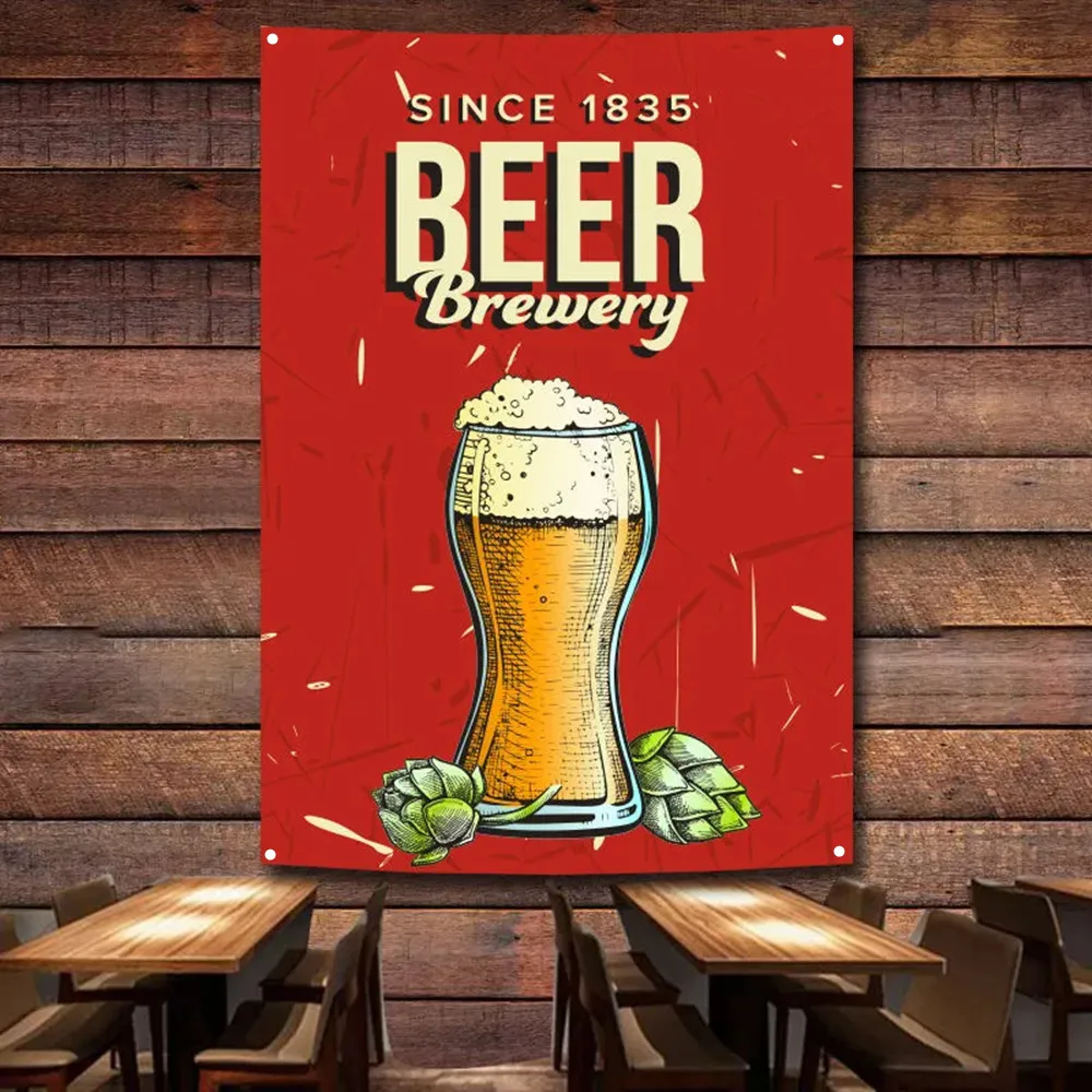 SINCE 1835 BEER Brewery Banner Wall Hanging Flag Canvas Painting Beer Festival Posters Bar Pub Club Man Cave Wall Decor Mural
SINCE 1835 BEER Brewery Banner Wall Hanging Flag Canvas Painting Beer Festival Posters Bar Pub Club Man Cave Wall Decor Mural