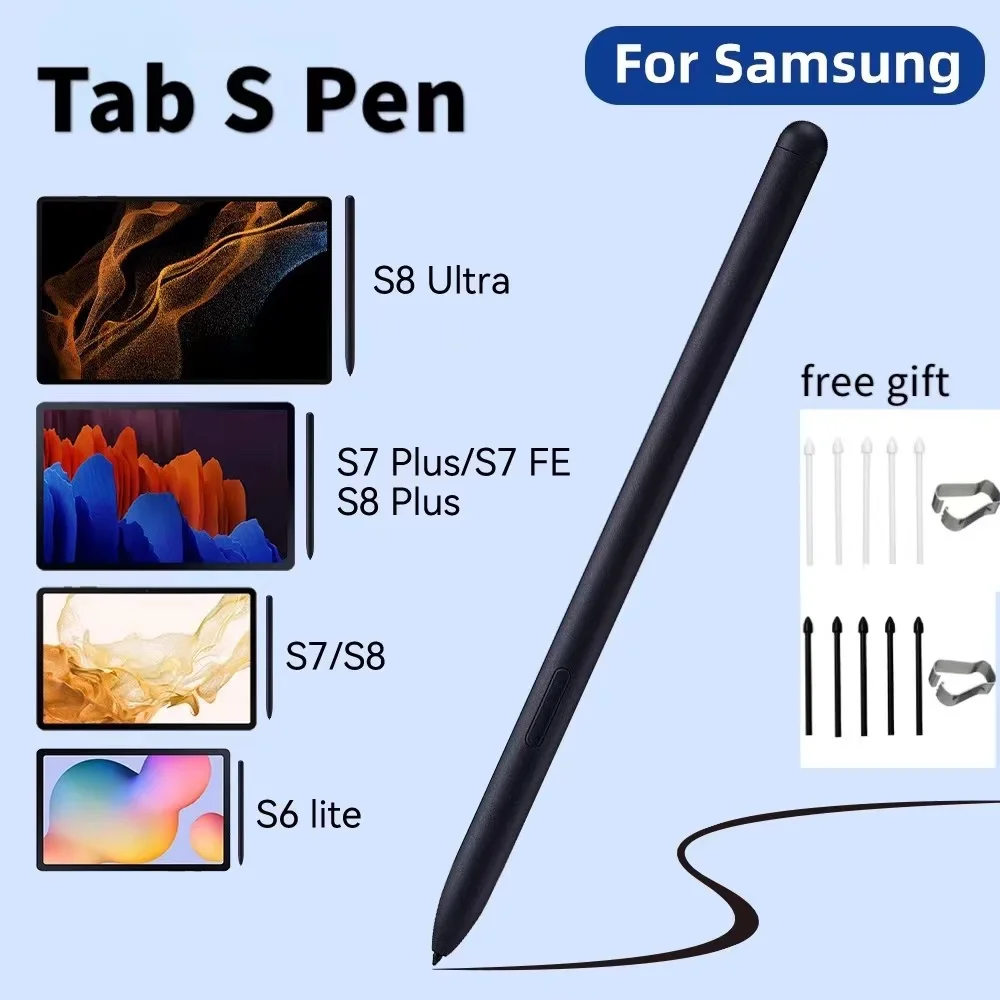 For Tablet Samsung Stylus S Pen for Tab S6Lite S7FE S7 S7Plus S8Touch Drawing Stylus touch pen (Without Bluetooth function)
For Tablet Samsung Stylus S Pen for Tab S6Lite S7FE S7 S7Plus S8Touch Drawing Stylus touch pen (Without Bluetooth function)
