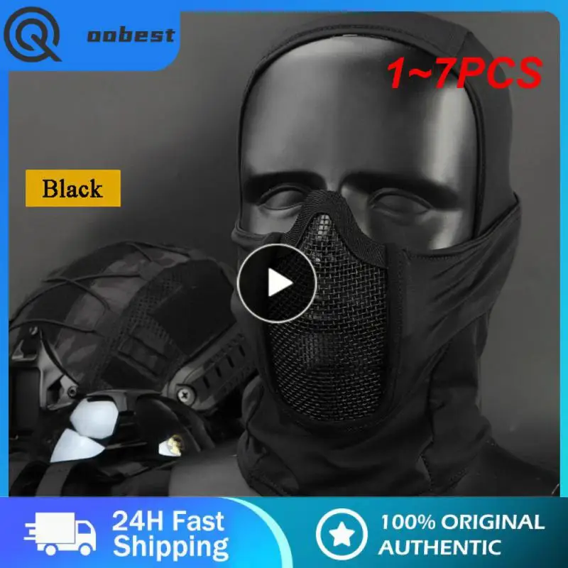1~7PCS Tactical Headgear Mask Airsoft Half Face Mesh Mask Cycling Hunting Paintball Protective Mask Shadow Fighter Headgear
1~7PCS Tactical Headgear Mask Airsoft Half Face Mesh Mask Cycling Hunting Paintball Protective Mask Shadow Fighter Headgear