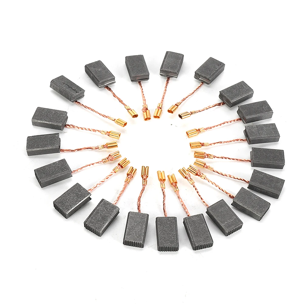 20Pcs Carbon Brush 5x10x15mm Motor Carbons For Bosch 125 Motor Angle Grinder Electric Hammer Tools Cutting Machine
20Pcs Carbon Brush 5x10x15mm Motor Carbons For Bosch 125 Motor Angle Grinder Electric Hammer Tools Cutting Machine