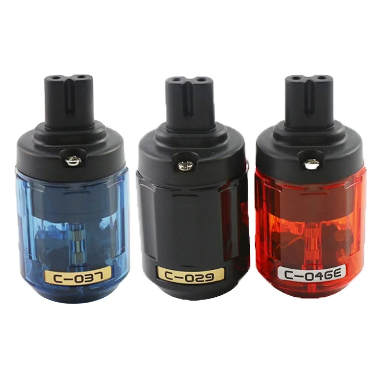 hifi Transparent Shell Power Plug Red / Blue / Black HiFi Audio Suffix AC Power Cord Plug 15A IEC Plug
hifi Transparent Shell Power Plug Red / Blue / Black HiFi Audio Suffix AC Power Cord Plug 15A IEC Plug