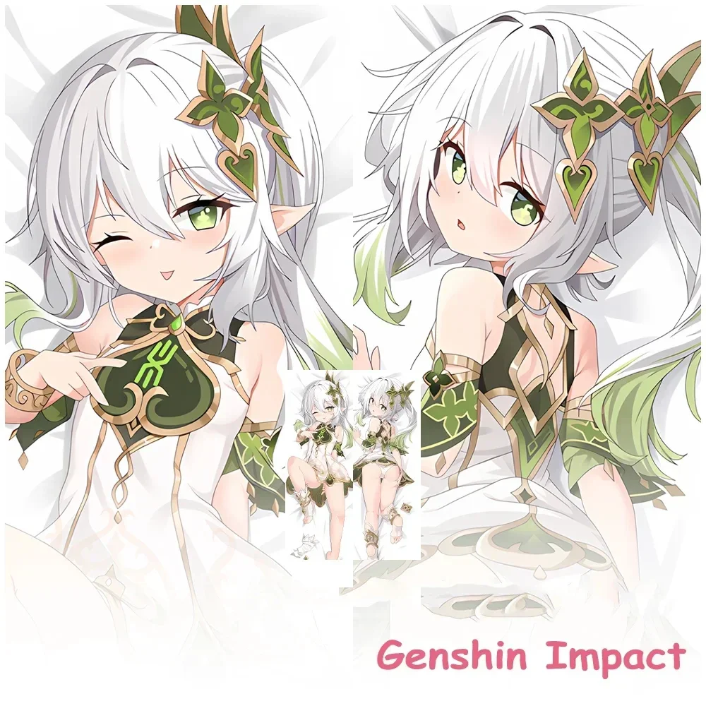 Genshin Impact Nahida Dakimakura Hugging Body Pillow Case Otaku 2-Side Throw Cushion Cover Peach Skin 2WAY Decor Gift
Genshin Impact Nahida Dakimakura Hugging Body Pillow Case Otaku 2-Side Throw Cushion Cover Peach Skin 2WAY Decor Gift