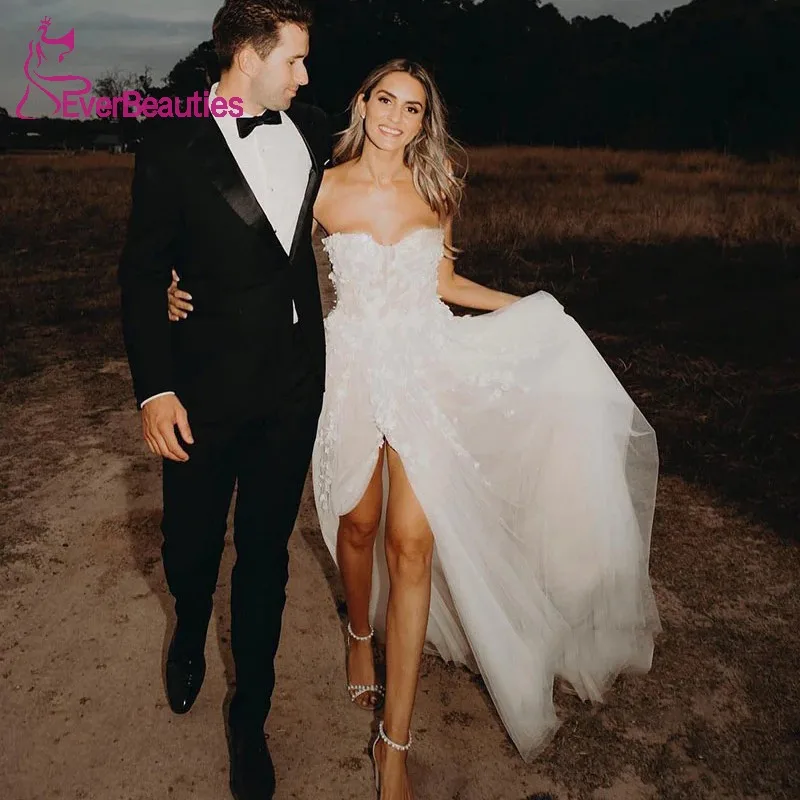 Boho Wedding Dresses for Bride Tulle Appliques Robe De Mariée A-Line Vestidos Elegantes Para Mujer Sweetheart свадебное платье
Boho Wedding Dresses for Bride Tulle Appliques Robe De Mariée A-Line Vestidos Elegantes Para Mujer Sweetheart свадебное платье