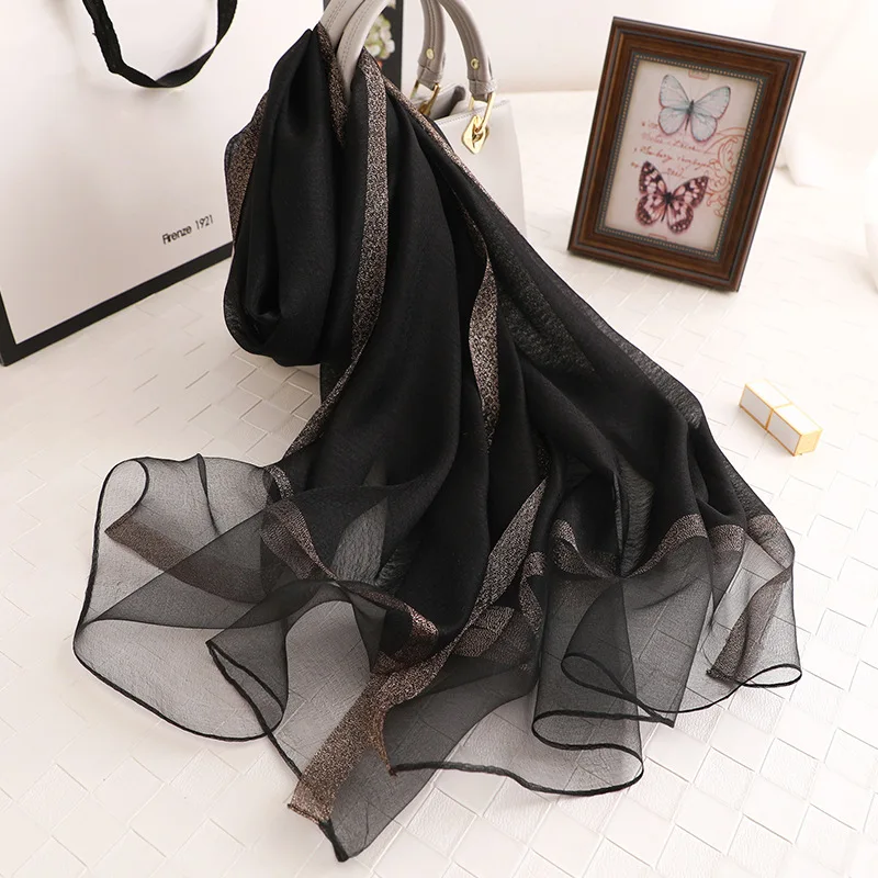 2022 New Summer Silk Scarf For Women Long Size Pashmina Lady Shawl Female Wraps Bandana Foulard Hijabs Solid Soft Beach Stoles
2022 New Summer Silk Scarf For Women Long Size Pashmina Lady Shawl Female Wraps Bandana Foulard Hijabs Solid Soft Beach Stoles