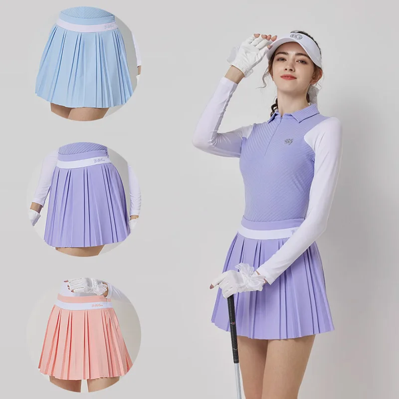 Blktee женская короткая юбка для гольфа с завышенной талией, Женская юбка в стиле пэчворк, Женская юбка в складку, тонкая юбка-штаны для гольфа, спортивная одежда
Blktee женская короткая юбка для гольфа с завышенной талией, Женская юбка в стиле пэчворк, Женская юбка в складку, тонкая юбка-штаны для гольфа, спортивная одежда