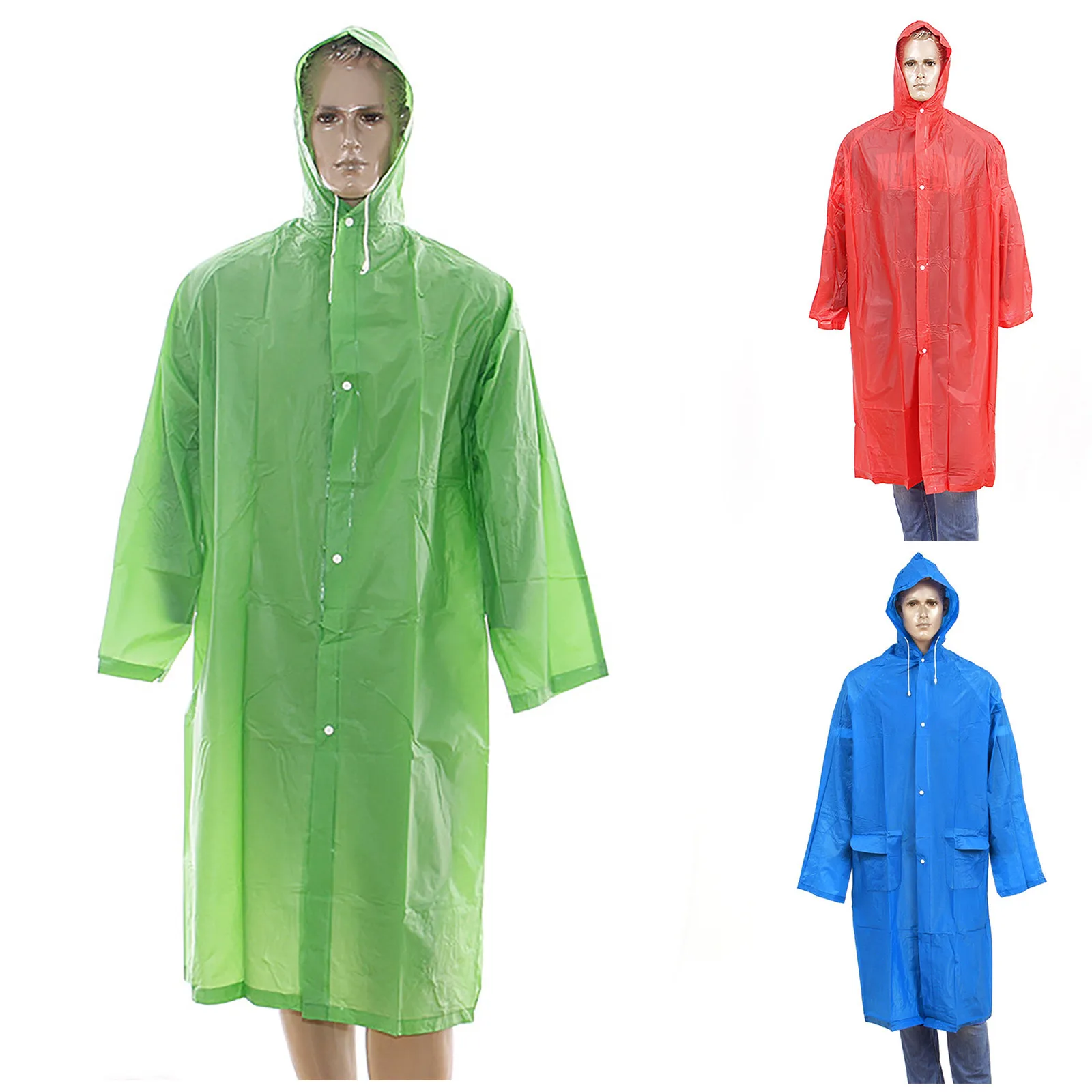 Waterproof Adult Long Raincoat Women Men Solid Rain Coat Jacket Hooded Poncho for Outdoor Hiking Travel Fishing Rainwear Suit
Waterproof Adult Long Raincoat Women Men Solid Rain Coat Jacket Hooded Poncho for Outdoor Hiking Travel Fishing Rainwear Suit
