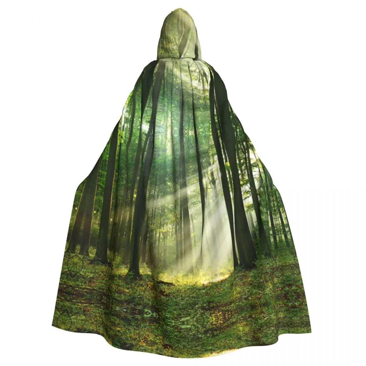 Forest Sunlight Landscape Hooded Cloak Polyester Unisex Witch Cape Costume Accessory
Forest Sunlight Landscape Hooded Cloak Polyester Unisex Witch Cape Costume Accessory