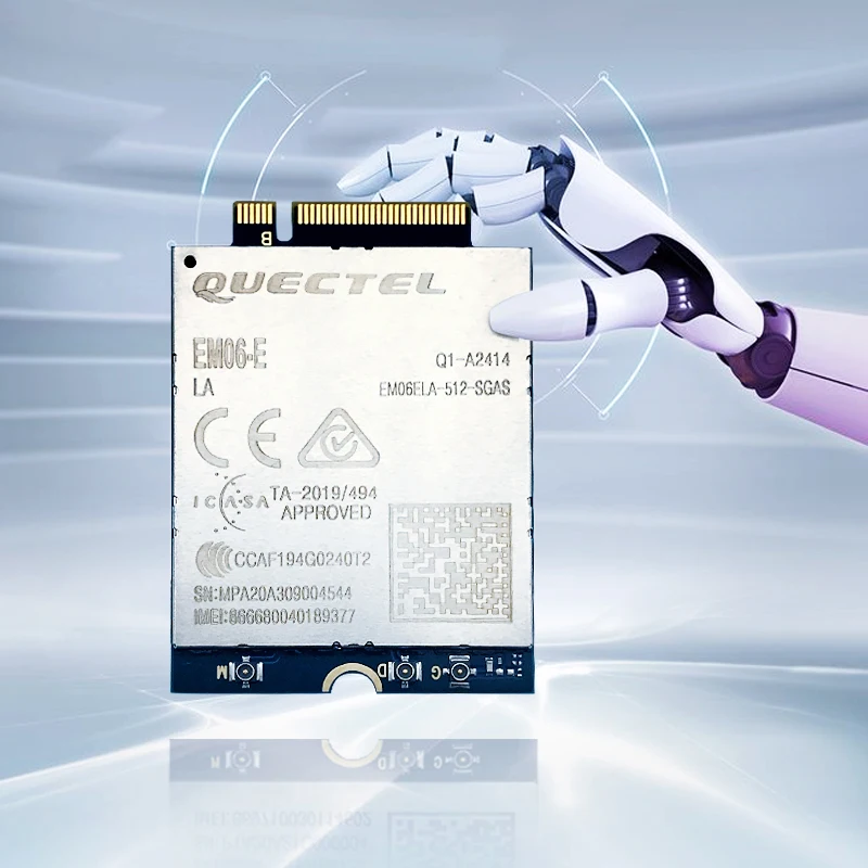 Quectel EM06-E EM06 EM06ELA-512-SAGS/FDD-LTE UMTS/HSPA + Cat6 300 Мбит/с, M.2, модуль форм-фактора для EMEA/ APAC/Бразилия
Quectel EM06-E EM06 EM06ELA-512-SAGS/FDD-LTE UMTS/HSPA + Cat6 300 Мбит/с, M.2, модуль форм-фактора для EMEA/ APAC/Бразилия