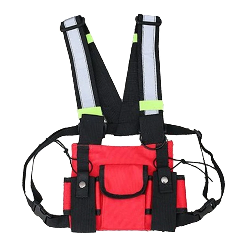 Multi-pockets High Visibility Wireless-Pager Chest Bag Safety Vest with Reflective Strips Outdoor Military Vest
Multi-pockets High Visibility Wireless-Pager Chest Bag Safety Vest with Reflective Strips Outdoor Military Vest
