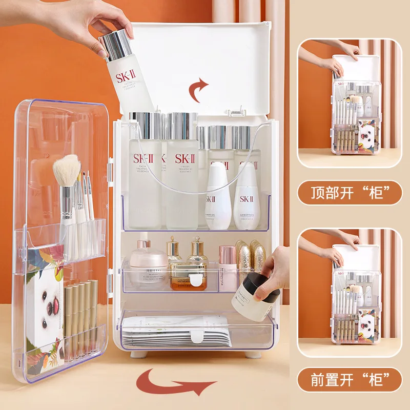 Makeup Organizer Cosmetic Storage Box Large Capacity Desktop Portable Storage Drawer Make Up Container Jewelry Lipstick Boxs
Makeup Organizer Cosmetic Storage Box Large Capacity Desktop Portable Storage Drawer Make Up Container Jewelry Lipstick Boxs