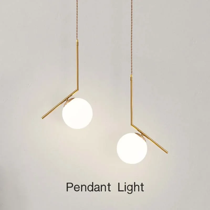 

Modern Ceiling Chandeliers for Dining Table Room Kitchen Island Lamp Plating Luxury Gold Bedside Lustre Pendant Light Fixtures