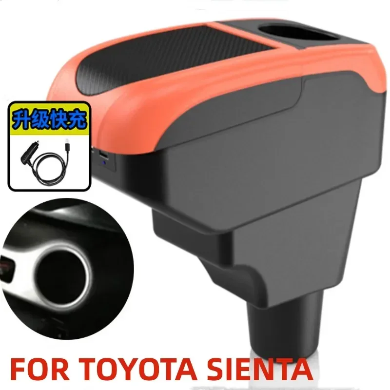 NEW For TOYOTA SIENTA Armrest Box Special modified interior accessories for the central armrest box Dual Layer USB Charging
NEW For TOYOTA SIENTA Armrest Box Special modified interior accessories for the central armrest box Dual Layer USB Charging
