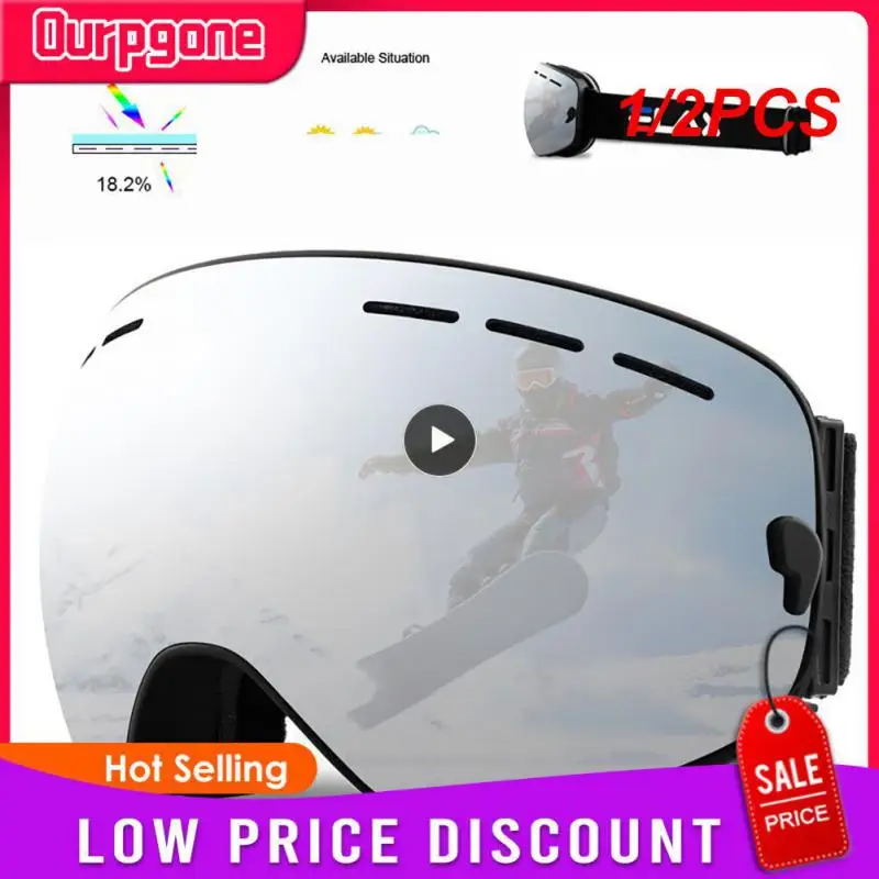1/2PCS Ski Goggles Snowboard Glasses Set Winter Outdoor Sport Snow Sunglasses Uv400 Layers Lens Anti-Fog Skiing Goggles for Men
1/2PCS Ski Goggles Snowboard Glasses Set Winter Outdoor Sport Snow Sunglasses Uv400 Layers Lens Anti-Fog Skiing Goggles for Men
