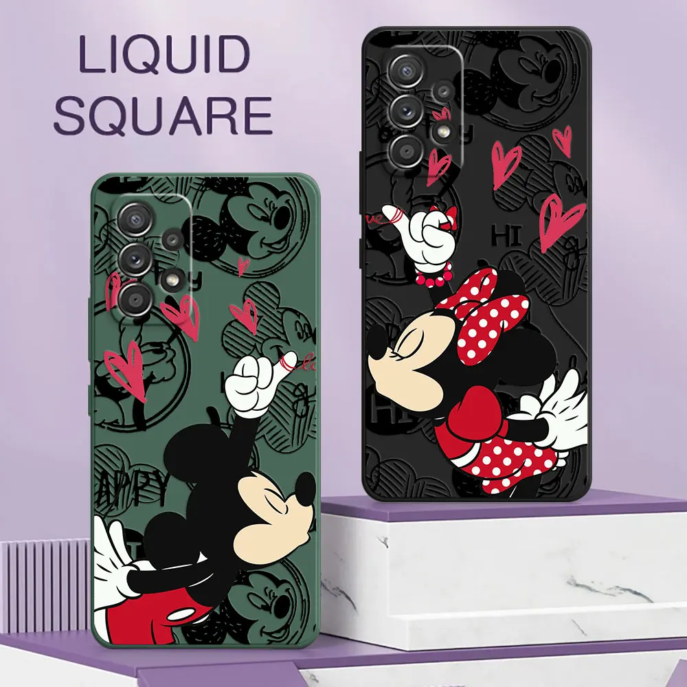 Disneys Minnie Mickey Mouse Love A56 Case For Samsung Galaxy A55 A54 A53 A36 A35 A34 A52 A72 A32 A51 A26 A56 Square Phone Cover Disneys Minnie Mickey Mouse Love A56 Case For Samsung Galaxy A55 A54 A53 A36 A35 A34 A52 A72 A32 A51 A26 A56 Square Phone Cover