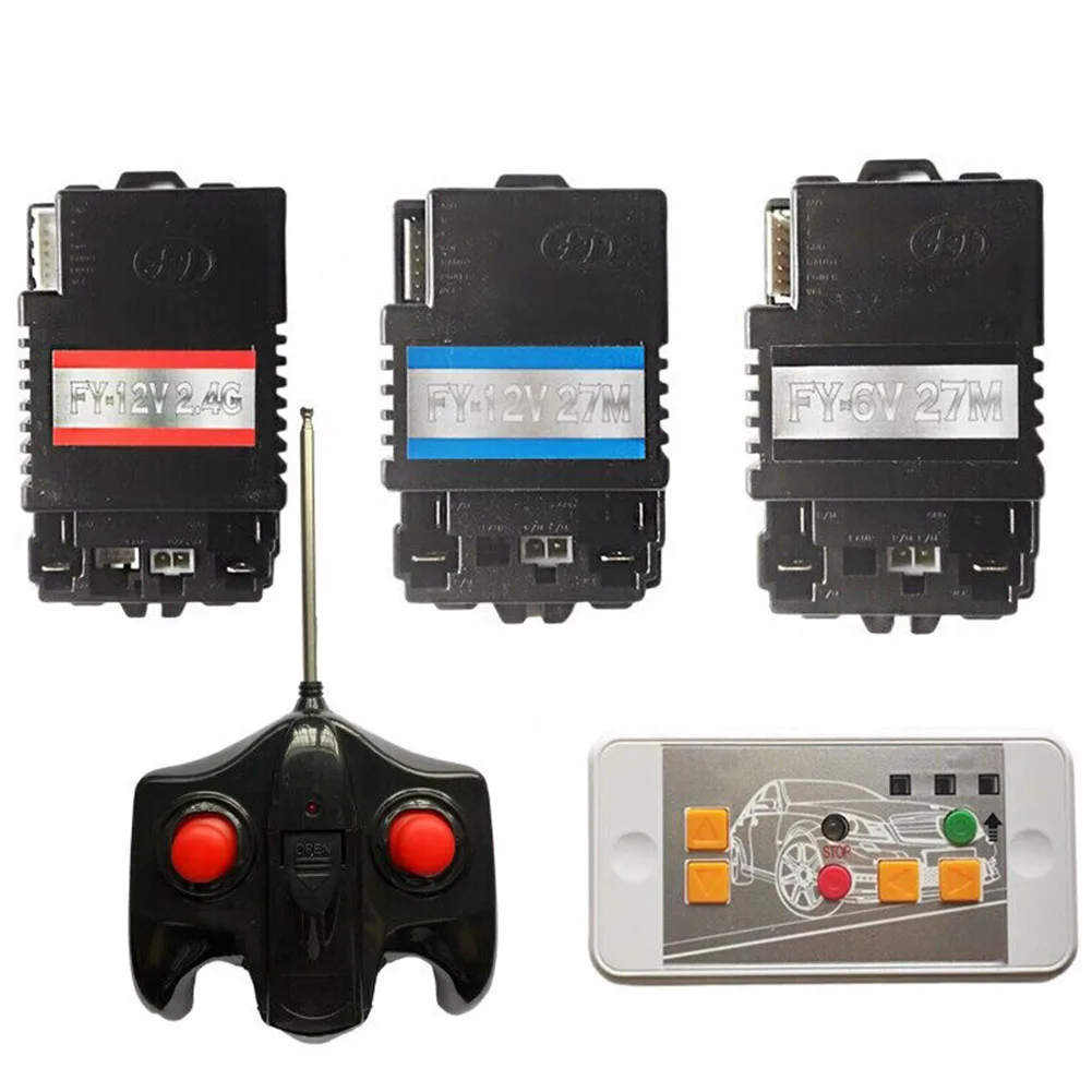 FY-6V27M FY-12V27M Child Electric Car Receiver 27mhz Remote Control FY-2.4G 12V Bluetooth Ride On Car Controller Transmitter
FY-6V27M FY-12V27M Child Electric Car Receiver 27mhz Remote Control FY-2.4G 12V Bluetooth Ride On Car Controller Transmitter