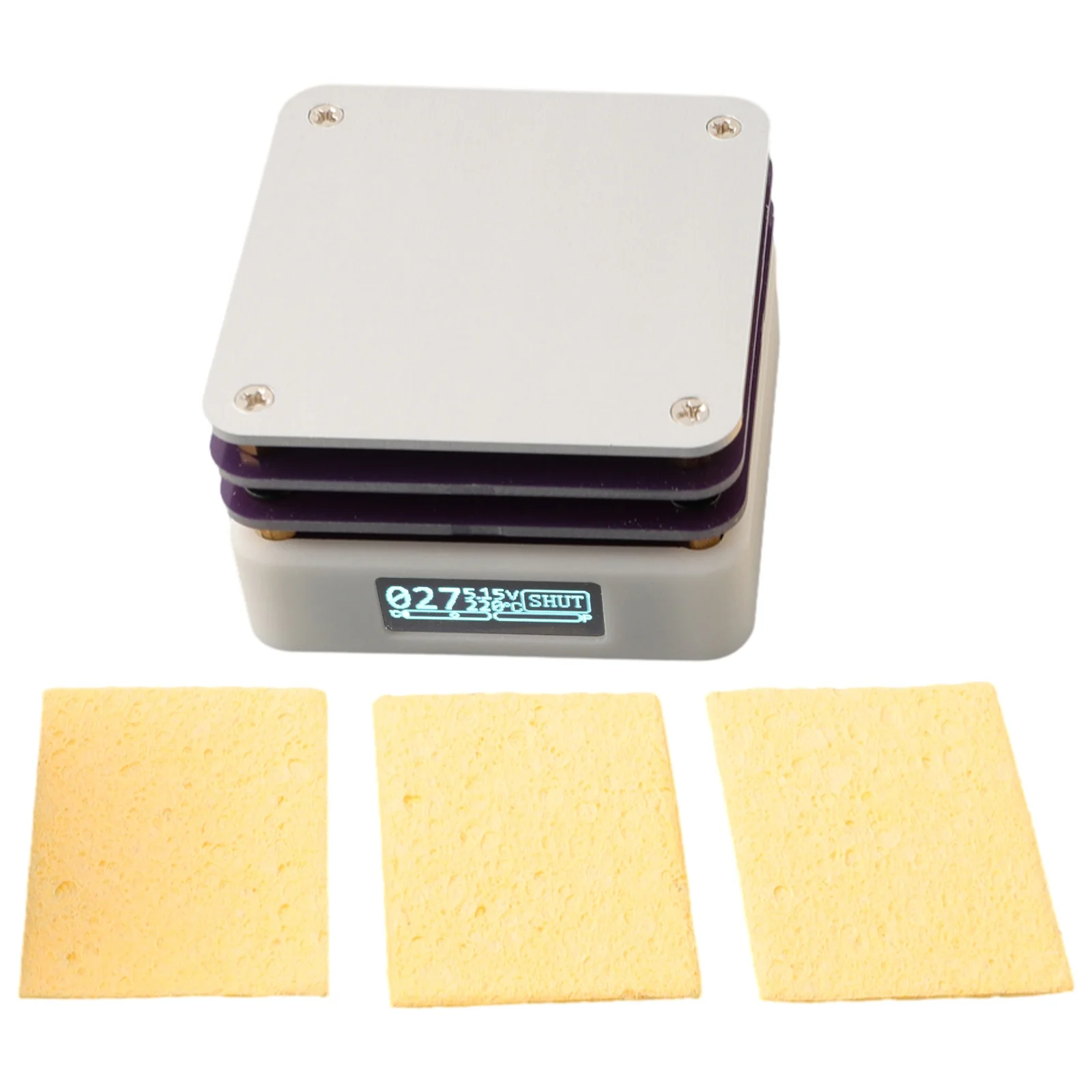 Mini Hot Plate Preheater Compact Design Fast Heating with USB Type C Interface Perfect for Soldering Operations
Mini Hot Plate Preheater Compact Design Fast Heating with USB Type C Interface Perfect for Soldering Operations