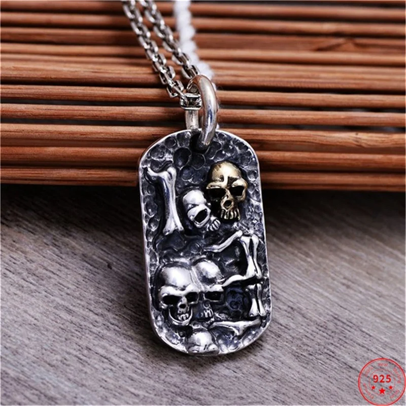 S925 Sterling Silver Charms Pendants for Women Men New Fashion Embossed Skull Jewelry Free Shipping
S925 Sterling Silver Charms Pendants for Women Men New Fashion Embossed Skull Jewelry Free Shipping