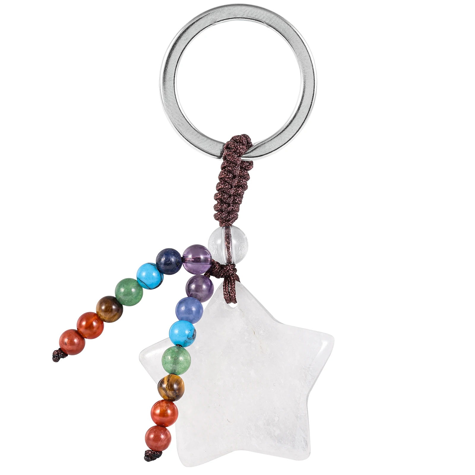 Star Shape Crystal Stone Keychain Reiki Healing 7 Chakra Beads Keyring Car Key Lanyards
Star Shape Crystal Stone Keychain Reiki Healing 7 Chakra Beads Keyring Car Key Lanyards
