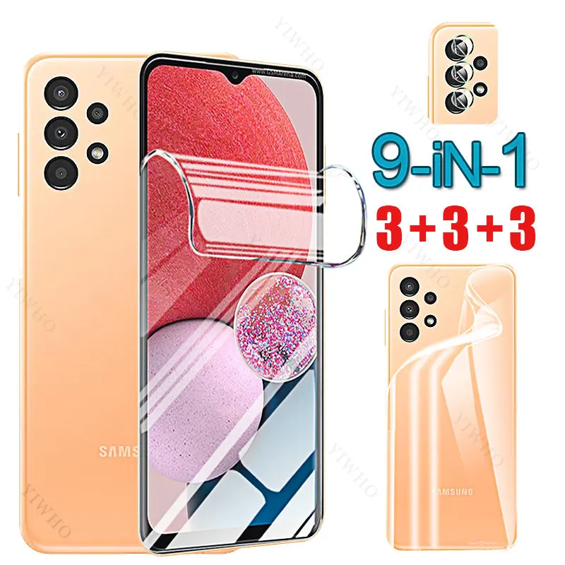 Гидрогелевая пленка для Samsung Galaxy A13 4G 5G, задняя крышка, защита для экрана, стекло для камеры Samsung A 13 6,6 дюйма SM-A135U1, защита от царапин
Гидрогелевая пленка для Samsung Galaxy A13 4G 5G, задняя крышка, защита для экрана, стекло для камеры Samsung A 13 6,6 дюйма SM-A135U1, защита от царапин