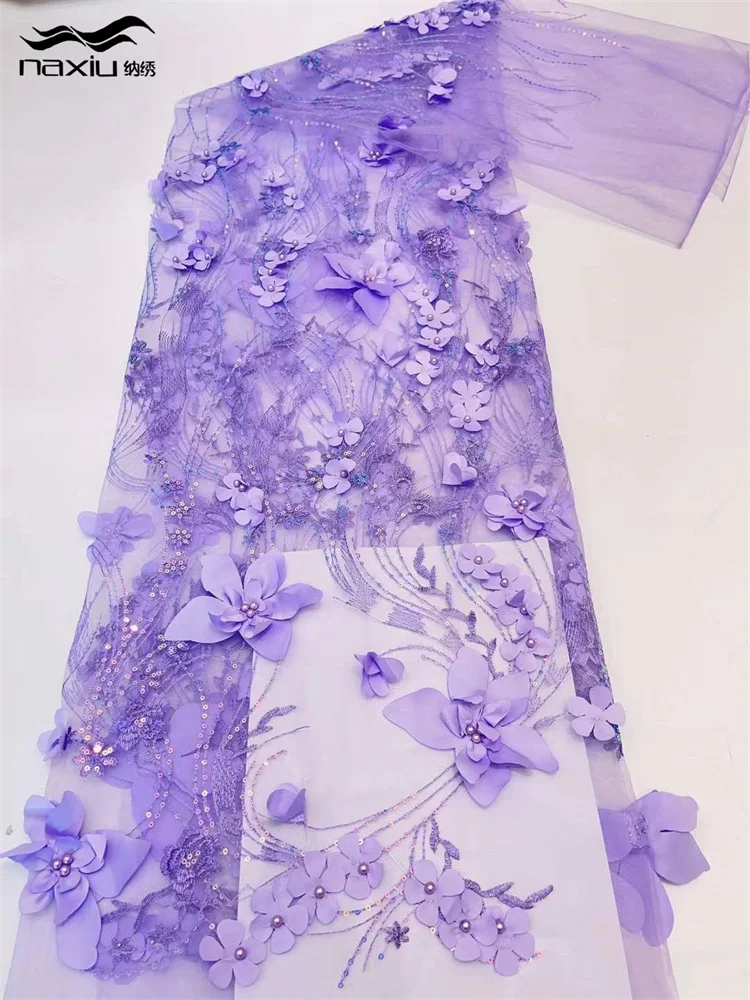 Madison-3D Floral African Lace Fabric, Nigerian Applique, Mesh Tulle Lace, Sewing French for Party Prom Dress, High Quality, 202
Madison-3D Floral African Lace Fabric, Nigerian Applique, Mesh Tulle Lace, Sewing French for Party Prom Dress, High Quality, 202