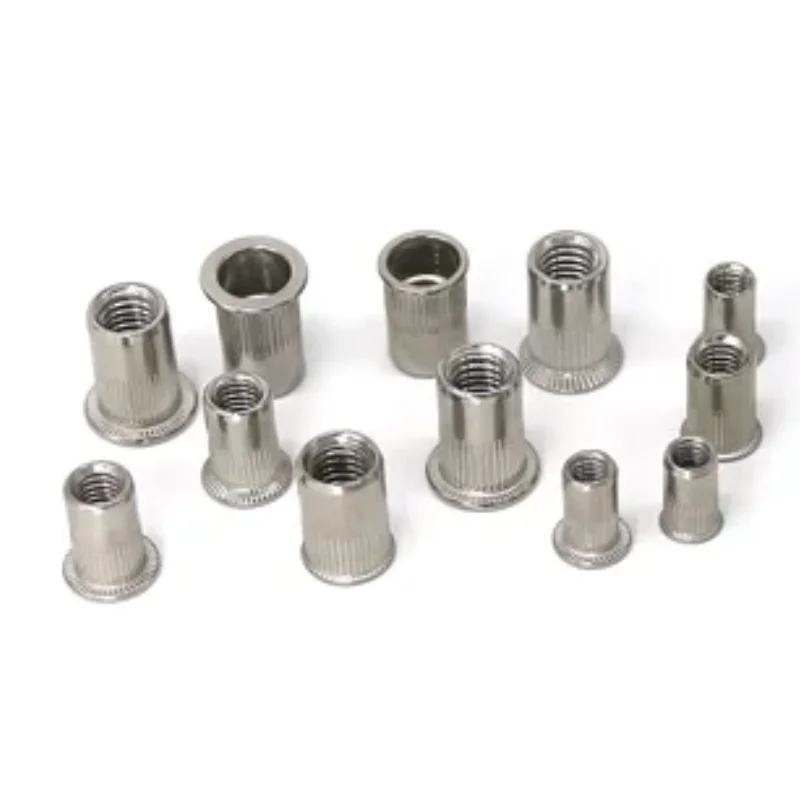 304 Stainless Steel Flat Head Rivet Nut Circular Vertical Pattern Nut M3 M4 M5 M6 M10 M12
304 Stainless Steel Flat Head Rivet Nut Circular Vertical Pattern Nut M3 M4 M5 M6 M10 M12