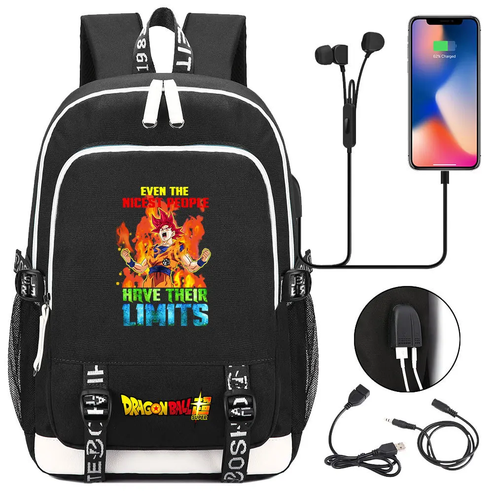 Usb Backpacks Dragon Ball Goku Students School Bag Girls Boys Back To School Gift Leisure Mochila Teens Travel Bags
Usb Backpacks Dragon Ball Goku Students School Bag Girls Boys Back To School Gift Leisure Mochila Teens Travel Bags