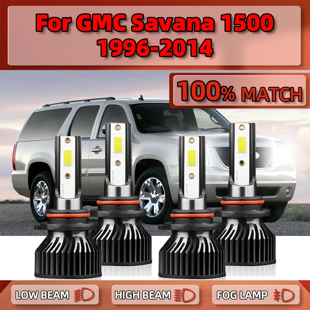 Canbus LED Headlight Bulbs 40000LM Turbo Auto Lamps 6000K 12V Car Headlamps For GMC Savana 1500 1996-2010 2011 2012 2013 2014
Canbus LED Headlight Bulbs 40000LM Turbo Auto Lamps 6000K 12V Car Headlamps For GMC Savana 1500 1996-2010 2011 2012 2013 2014