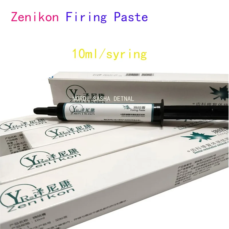 

10 ml Zenikon Firing Paste Dental Sintering Paste for Fix Veneers Crowns & Bridges In Sintering Furnace During Glazing Process
