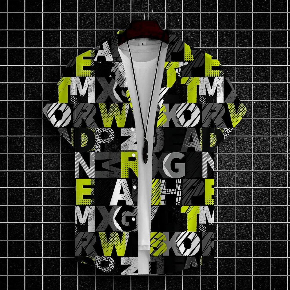 Colorful Casual Shirt Men Abstract 2024 Summer Hawaiian Shirt Fashion Top Daily Simple Loose Breathable Shirts Men Clothing
Colorful Casual Shirt Men Abstract 2024 Summer Hawaiian Shirt Fashion Top Daily Simple Loose Breathable Shirts Men Clothing