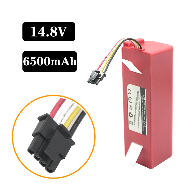 

NEW 4S2P 14.8V 5200mAh Robotic Vacuum Cleaner Replacement Battery For Xiaomi 1S Roborock S55 S60 S5 MAX S6 Parts sweeping robot