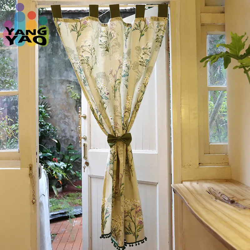 Boho Floral Printed Cafe Curtains Country Style Tab Top Kitchen Curtain Valance Half Window Drape for Bedroom Living Room TJ9410
Boho Floral Printed Cafe Curtains Country Style Tab Top Kitchen Curtain Valance Half Window Drape for Bedroom Living Room TJ9410