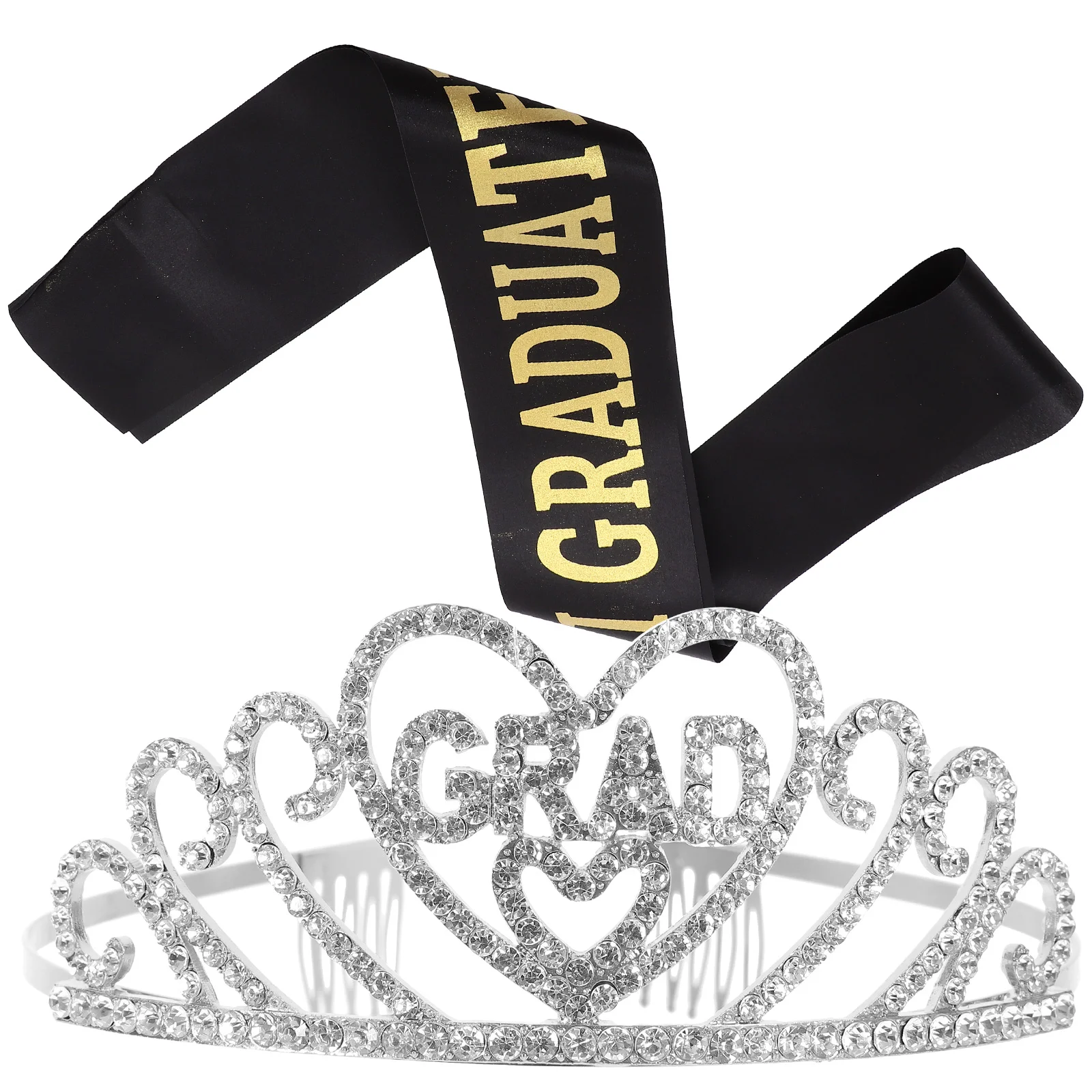 Graduation Shoulder Straps Student Sash Crown Sashes Tiara Kit Decorations Prom Bachelor
Graduation Shoulder Straps Student Sash Crown Sashes Tiara Kit Decorations Prom Bachelor