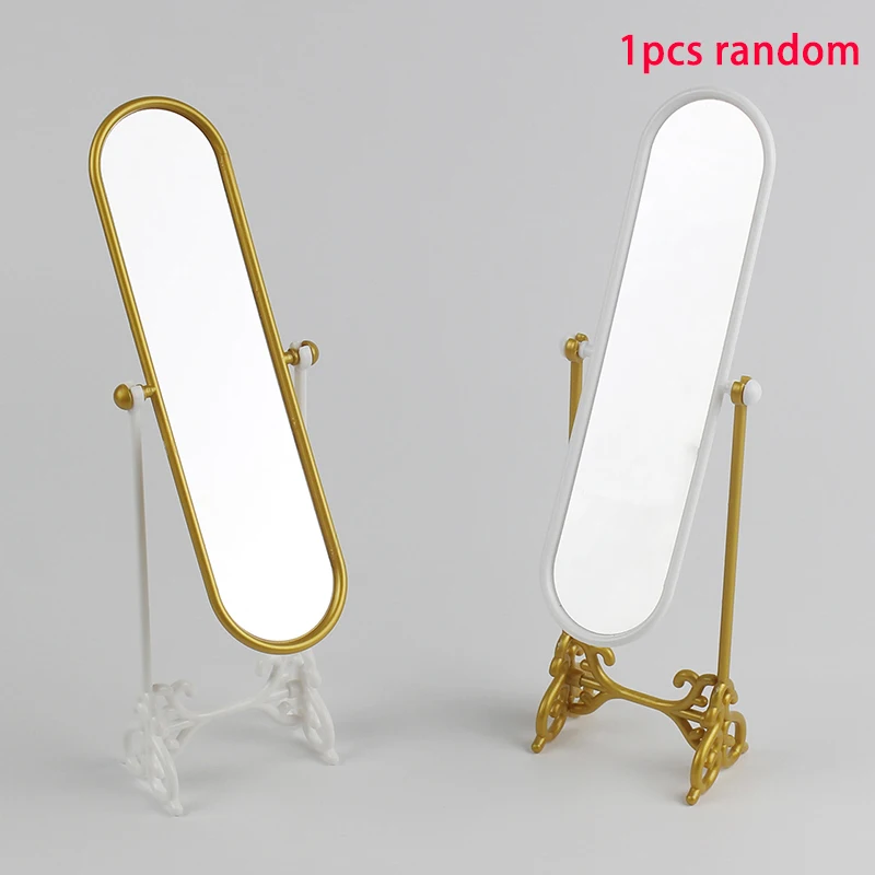 For Dolls Accessories Furniture Decoration Dollhouse Miniature Mini Rotating Fitting Room Dressing Mirror Model Play
For Dolls Accessories Furniture Decoration Dollhouse Miniature Mini Rotating Fitting Room Dressing Mirror Model Play