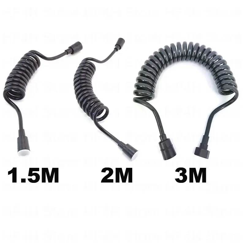 Black Soft Flexible Long Spring Shower Head Telephone Hose Tube Toilet Bidet Shattaff Sprayer Bathroom Accessories 1.5m 2m 3m B4
Black Soft Flexible Long Spring Shower Head Telephone Hose Tube Toilet Bidet Shattaff Sprayer Bathroom Accessories 1.5m 2m 3m B4