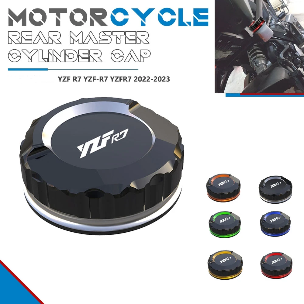 Rear Brake Fluid Cylinder Master Reservoir FOR YAMAHA YZF R7 YZF-R7 YZFR7 2022-2023 Cover Oil Cap Moto YZFR6/ R1 Accessories
Rear Brake Fluid Cylinder Master Reservoir FOR YAMAHA YZF R7 YZF-R7 YZFR7 2022-2023 Cover Oil Cap Moto YZFR6/ R1 Accessories