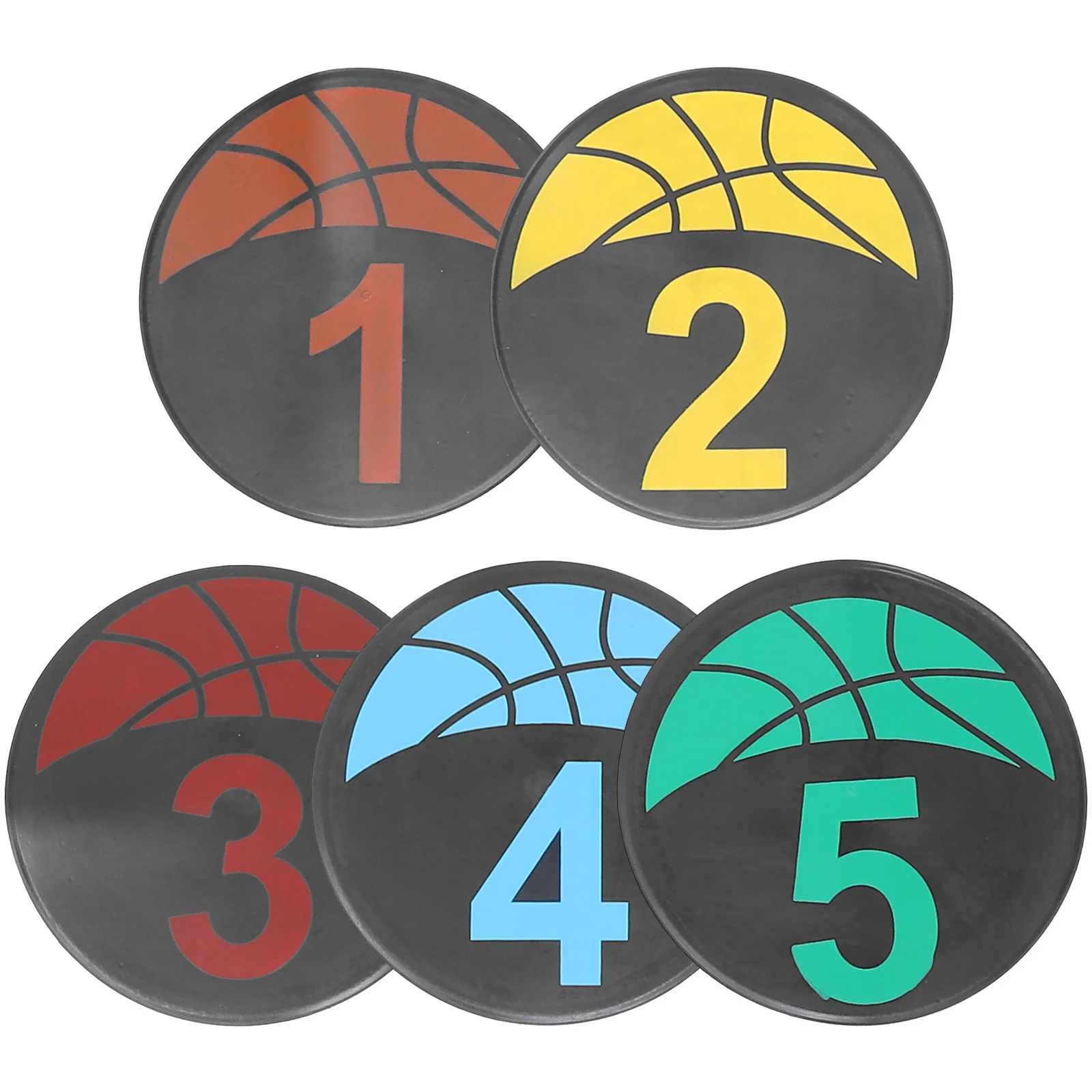 

1 Set Football Training Sign Discs Football Training Markers Colored Numbered Soccer Training Markers