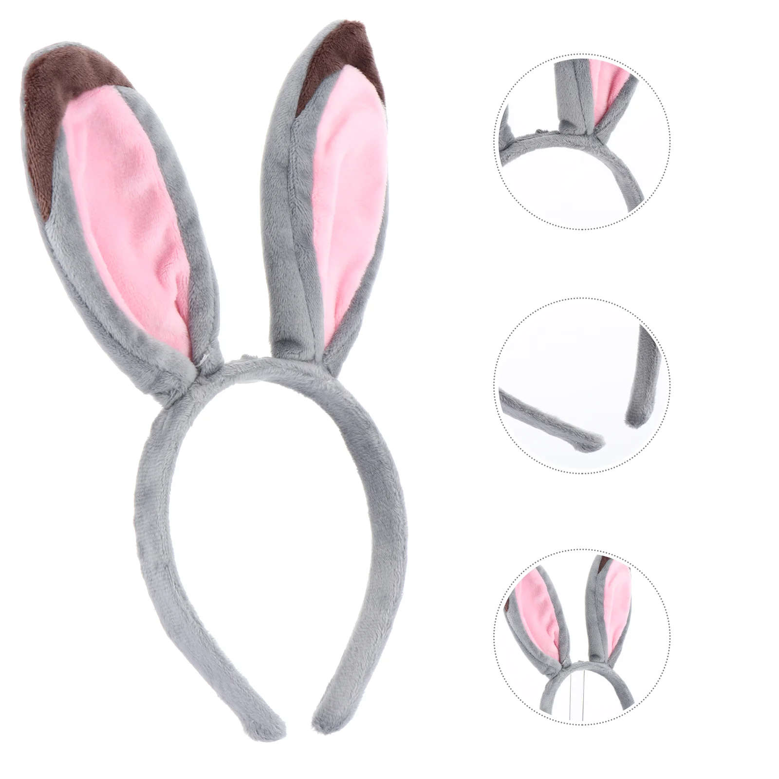 

Costumes Bunny Ear Headband Rabbit Hair Hoop Party Cartoon Creative Clasp Performance Headwear Ears Headbands