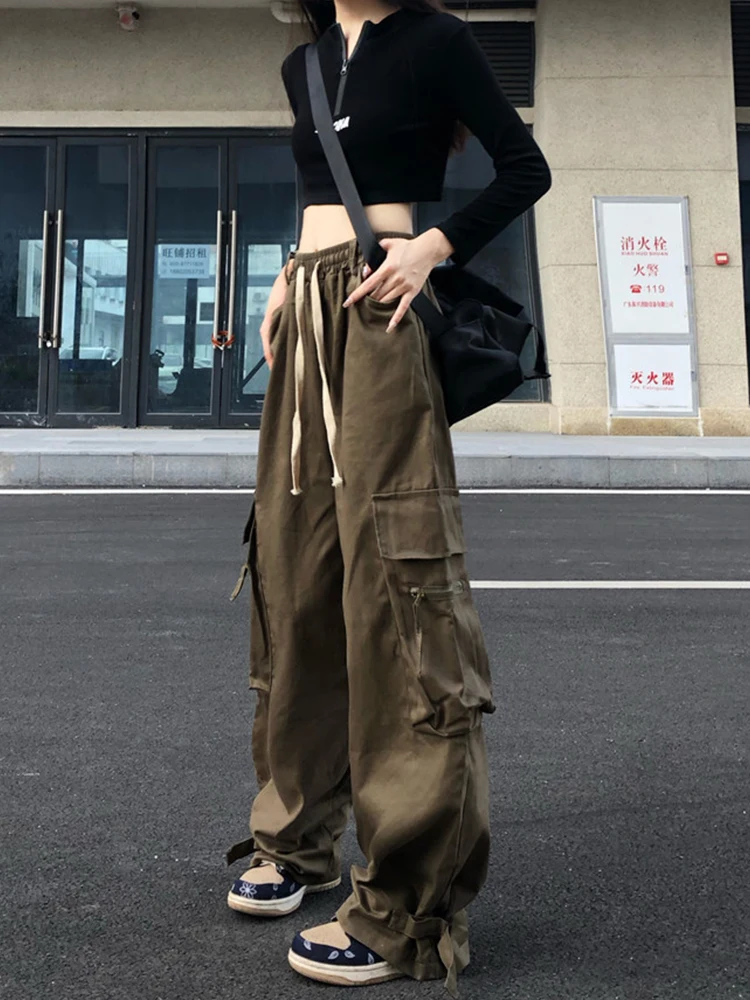 Kalevest Y2K High Street Parachute Pants Rave Outfits Wide Leg Pants Green Rave Outfits Pockets Jeans Fairy Grunge Women Pants
Kalevest Y2K High Street Parachute Pants Rave Outfits Wide Leg Pants Green Rave Outfits Pockets Jeans Fairy Grunge Women Pants