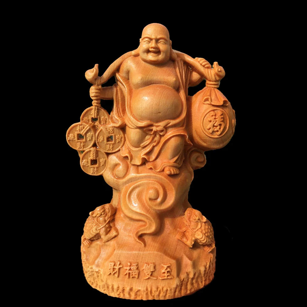 12CM Thuja Wood Wood Sculpture Real Wood Wood Statue Collection Feng Shui Buddha Home Décor Figure Statue Collection Rich
12CM Thuja Wood Wood Sculpture Real Wood Wood Statue Collection Feng Shui Buddha Home Décor Figure Statue Collection Rich