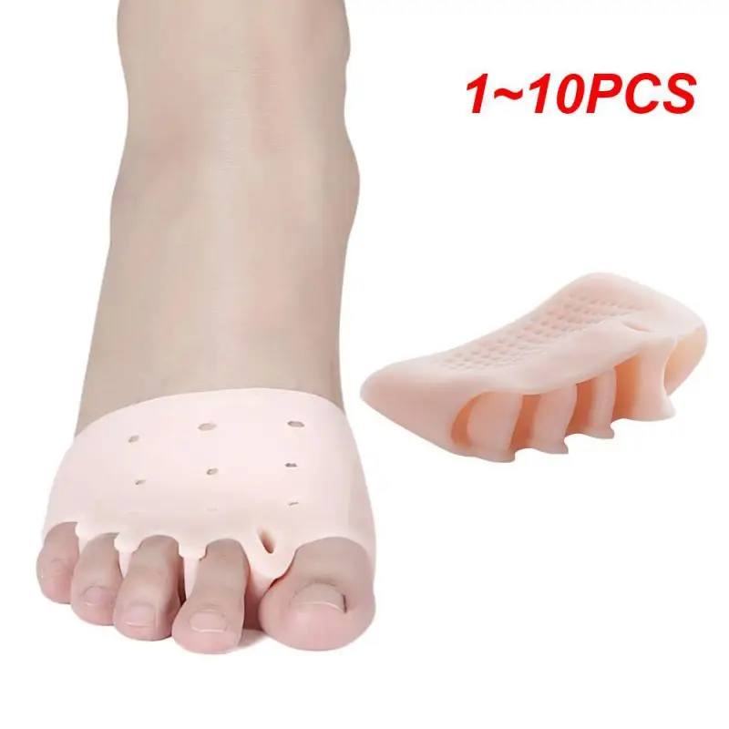 

1~10PCS Silicone Gel Toe Separator Toe Finger Separator Feet Care Braces Supports Tools Pinky Guard Foot Hallux Valgus Care Tool