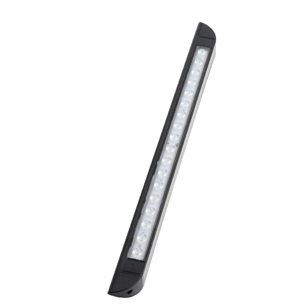 

1x New Black/White 6000k 1000lm RV LED Awning Light Bar 9W DC12-28V Car Exterior Lamp 506x35x28mm IP66 Waterproof Universal Part