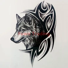 

Fuwo Trading Wolf Head Cover Scratches Waterproof Car Exterior Decorative Art Stickers Removable Wholesale Hot Sale Car Stickers