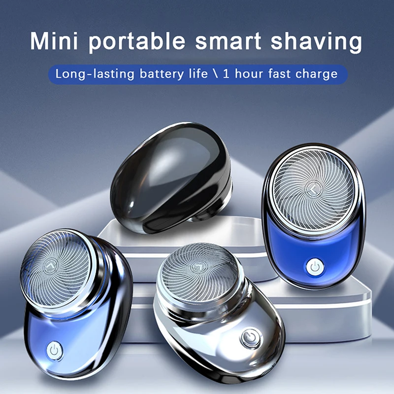 

Mini Electric Travel Shaver For Men Portable Travel Car Home Razor Rechargeable Cordless Shaving Beard Razor Valentines Gift