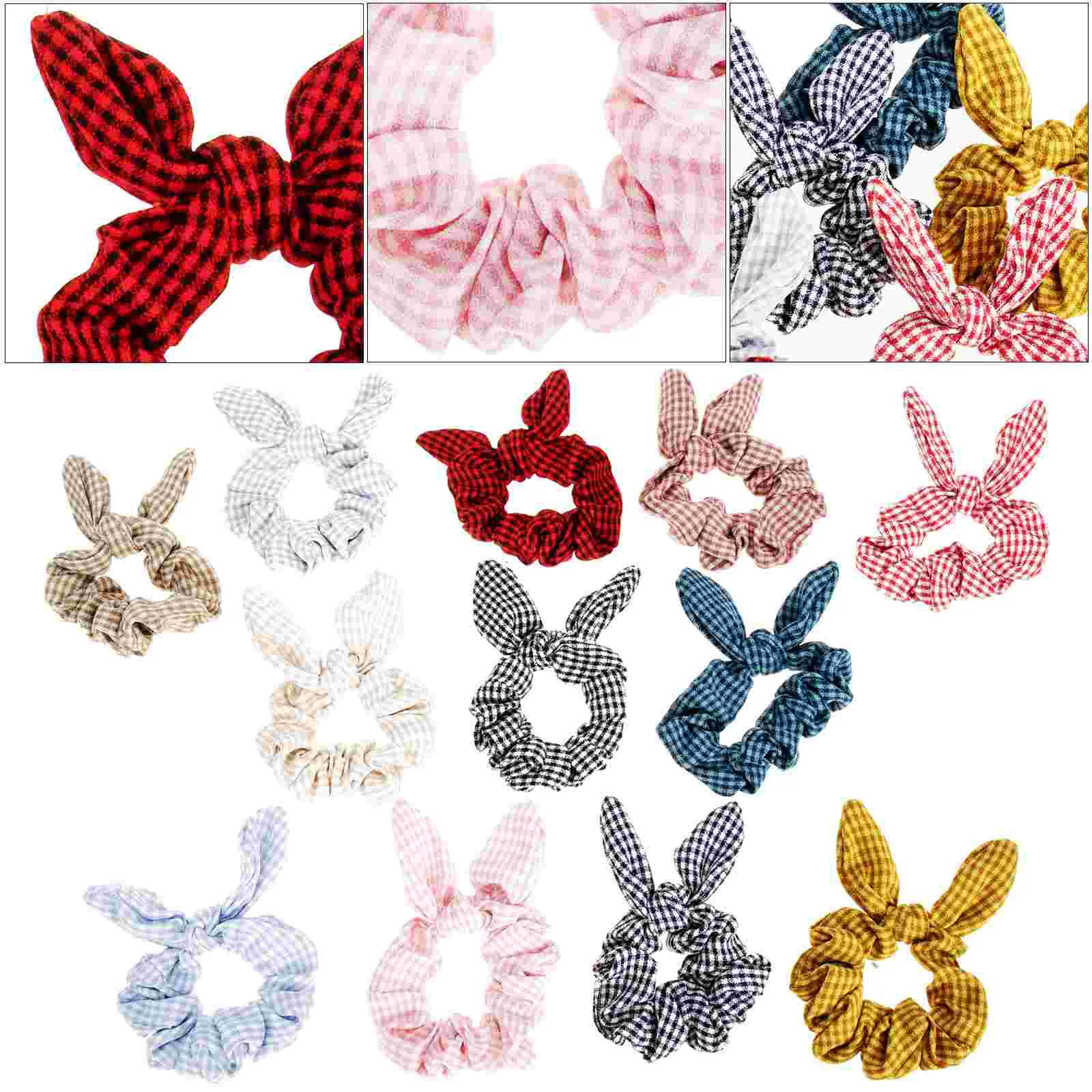 12 Pcs Bunny Ear Scrunchie Hair Ribbons Cloth Ties Popularity Women Ropes Fabric Miss Ponytail Decorations
12 Pcs Bunny Ear Scrunchie Hair Ribbons Cloth Ties Popularity Women Ropes Fabric Miss Ponytail Decorations