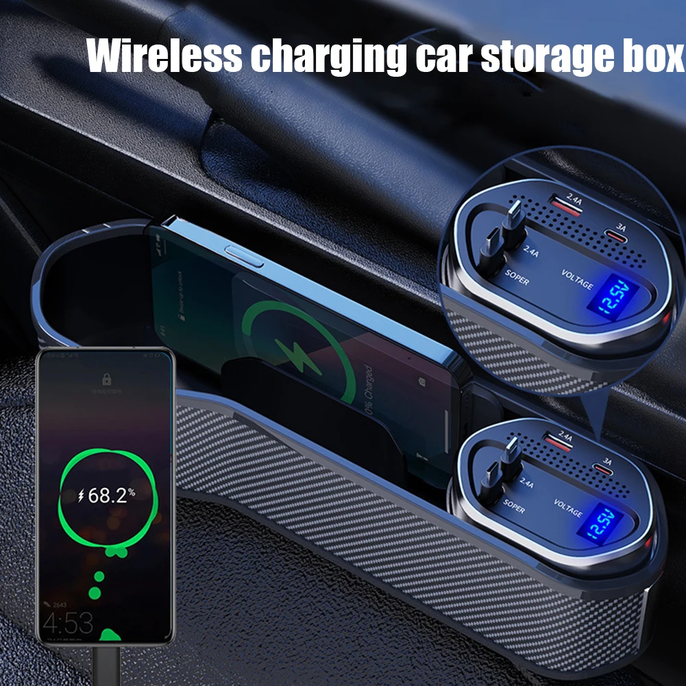 Car Seat Gap Storage Box Multifunctional Gap Storage Box Car Supplies Car Built-in Bag Storage Box Car Wireless Charging Storage
Car Seat Gap Storage Box Multifunctional Gap Storage Box Car Supplies Car Built-in Bag Storage Box Car Wireless Charging Storage