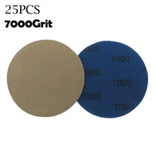 25pcs 3inch Sandpaper Circular Wet Dry Sanding Papers 7000 Grit Black Silicon Carbide Grinding Disc Polishing Pad Woodworking
25pcs 3inch Sandpaper Circular Wet Dry Sanding Papers 7000 Grit Black Silicon Carbide Grinding Disc Polishing Pad Woodworking
